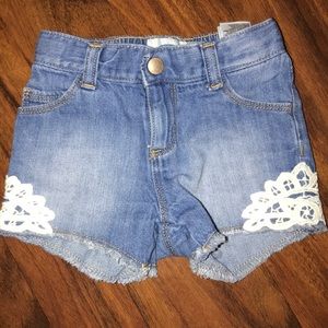 Toddler girl jean shorts